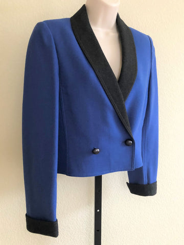 Louis Feraud Size XS Vintage Blue Blazer