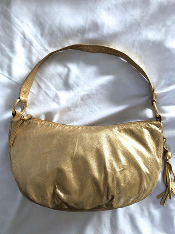 Hobo International Phoebe Gold Leather Bag