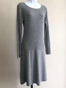 Sundance SMALL Gray Merino Wool Knit Dress