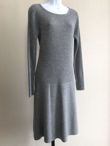 Sundance SMALL Gray Merino Wool Knit Dress