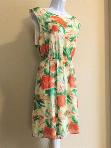 Alice + Olivia NEW Size Large Matilda Floral Silk Dress