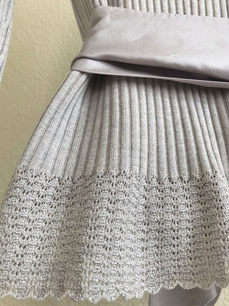 Sundance XS Light Gray Silk Wool Cashmere Sweater - NWOT