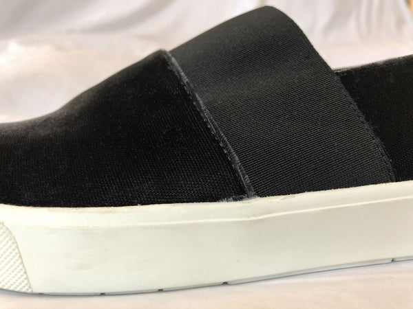 VINCE NEW Size 6.5 Corbin Black Velvet Sneakers