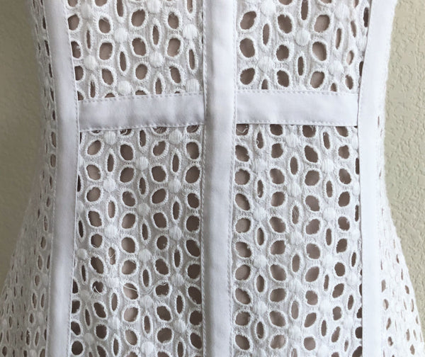 Pins & Needles Anthropologie LARGE White Lace Dress FABULUX Pins & Needles Anthropologie LARGE White Lace Dress FABULUX