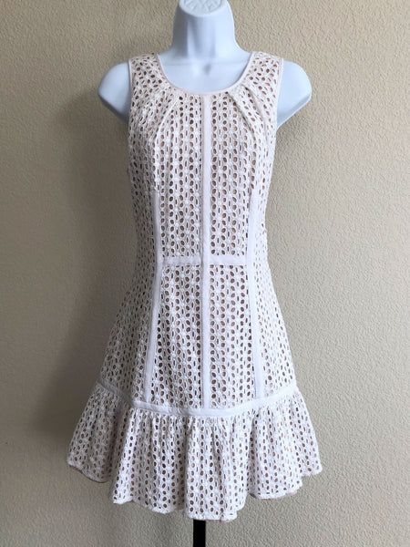 Pins & Needles Anthropologie LARGE White Lace Dress