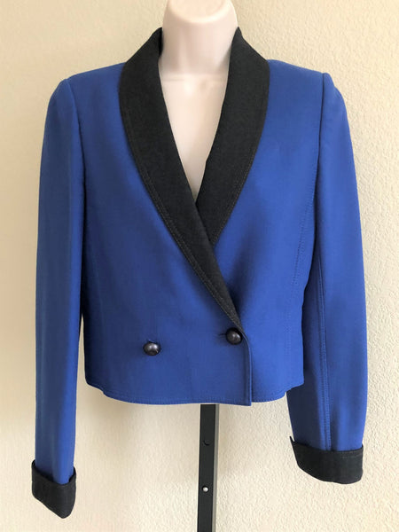 Louis Feraud Size XS Vintage Blue Blazer