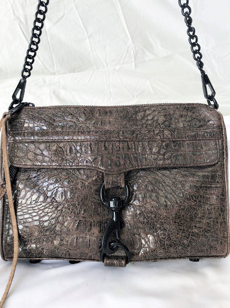 Rebecca Minkoff Large MAC Brown Cross Body