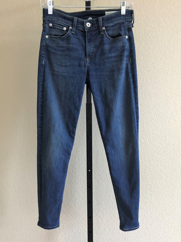 Rag & Bone Size 0 Cate Midrise Skinny Jeans