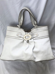 Anya Hindmarch White Leather Luxury Tote