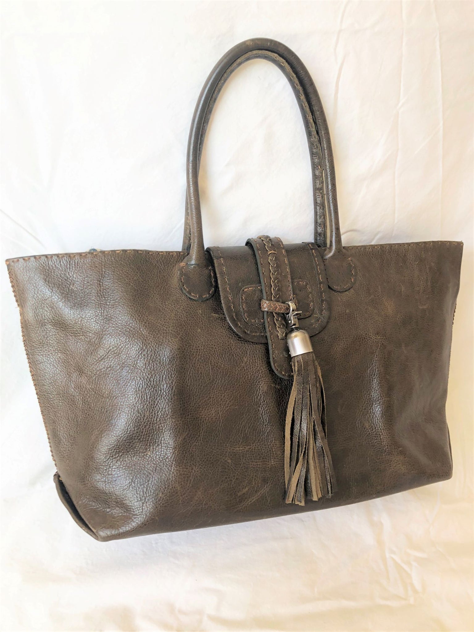 Carla Mancini Brown Leather Tote