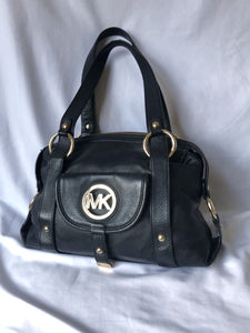 Michael Kors Black Leather Shoulder Bag