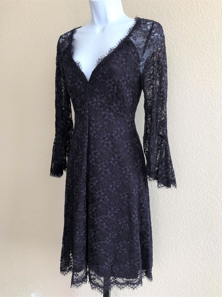 Nanette Lepore Size 2 - NEW - Ming Frock in Eggplant Dress