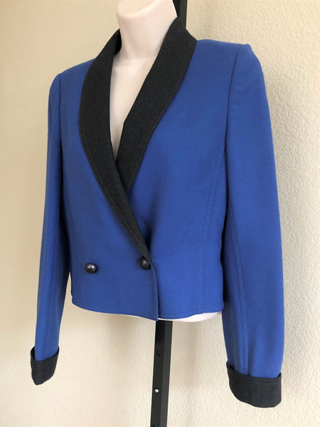 Louis Feraud Size XS Vintage Blue Blazer - CLEARANCE