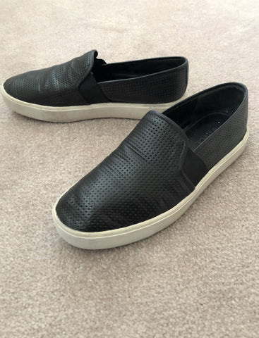 VINCE Size 6.5 Blair Black Sneakers