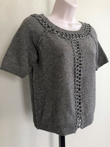 AphOrism Anthropologie Size XS Taupe Top