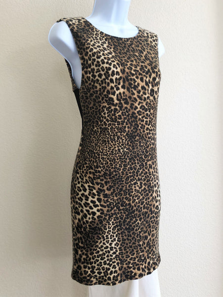 Alice + Olivia Size Small Leopard Print Dress