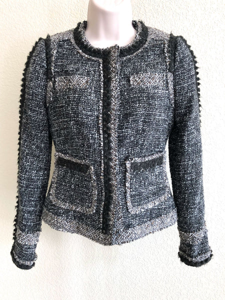Rebecca Taylor Size 0 Gray Blazer