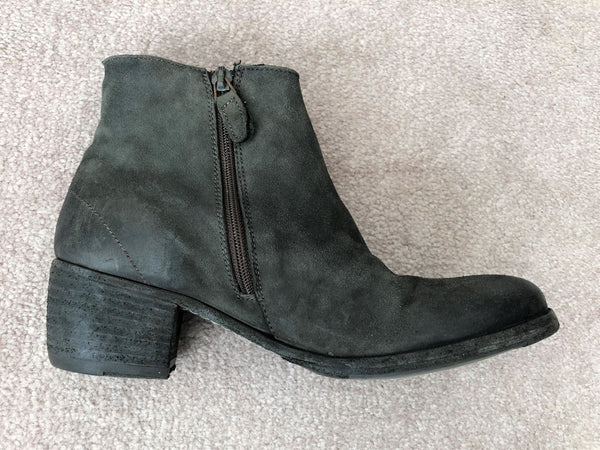 Gidigio Size 6 Gray Green Booties