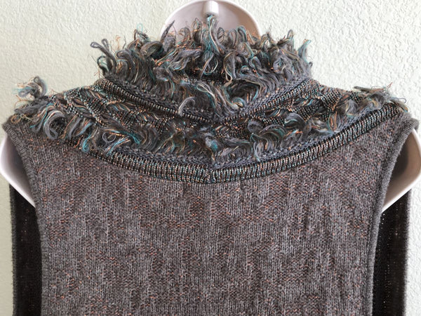 Cecilia Prado for Anthropologie SMALL Cardigan Vest - CLEARANCE