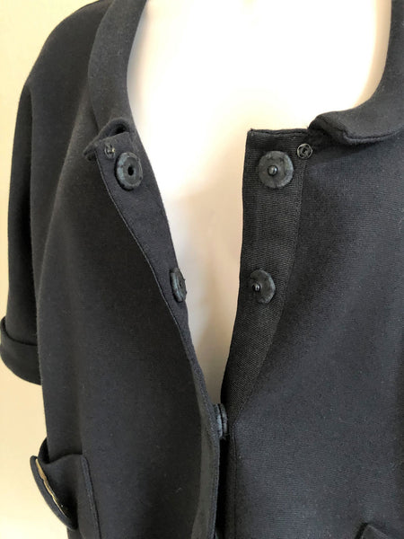 RED Valentino Authentic Small Cropped Wool Blazer - CLEARANCE