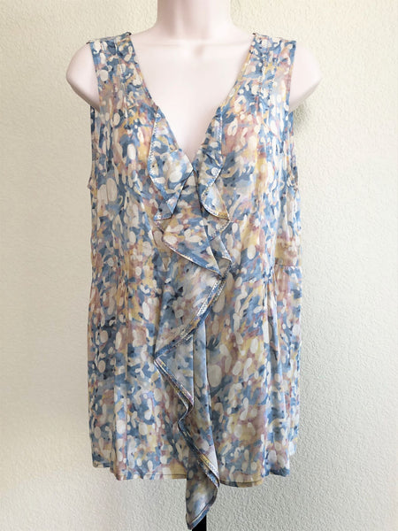 edme & esyllte Anthropologie Size 6 Watercolor Top