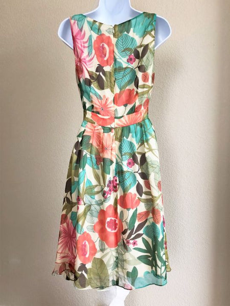 Beth Bowley Anthropologie Size 6 Floral Dress