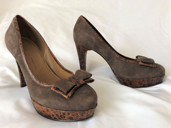 Schuler & Sons Size 8.5 Brown Suede Pumps