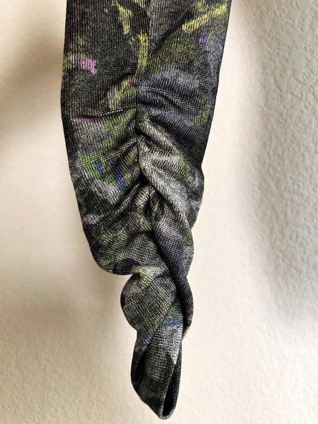 WORTH Size 2 - NEW - Green Floral Ruched Top