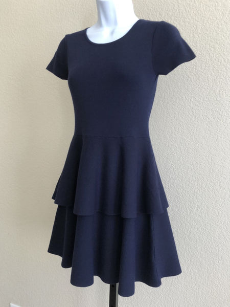 Milly Size XS Navy Knit Dress