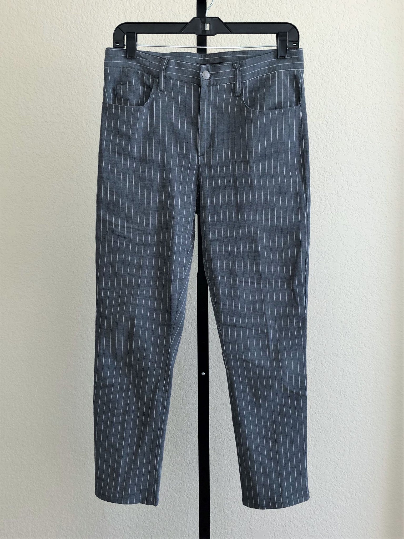 Theory Size 2 Jordin Cropped Linen Pants