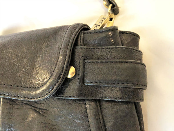 Kooba Black Leather Clutch Bag