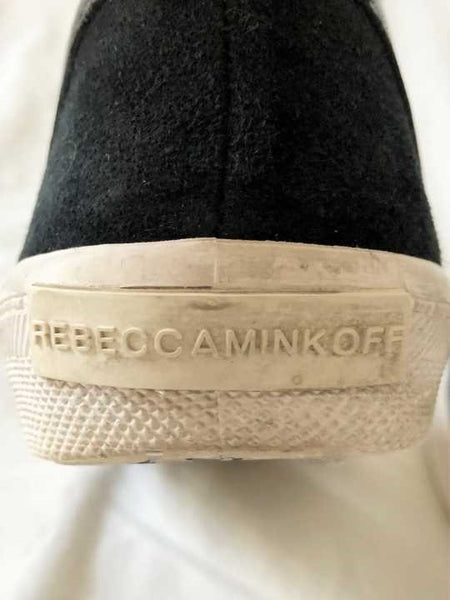 Rebecca Minkoff Size 6.5 Black Studded Sneakers - CLEARANCE