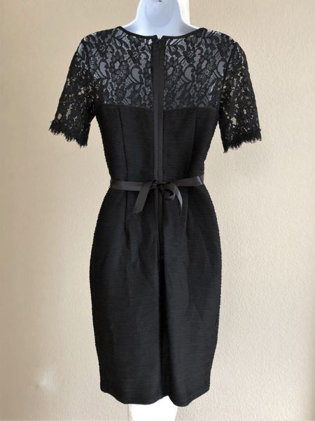 Maeve Anthropologie SMALL Seraphima Black Dress