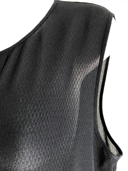 ESCADA LARGE Black Silk Tank Top