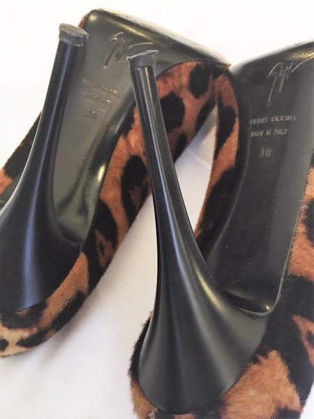 Giuseppe Zanotti Size 7.5 Leopard Pumps