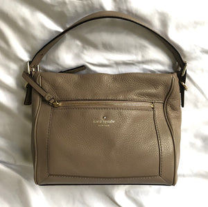 Kate Spade Taupe Leather Bag