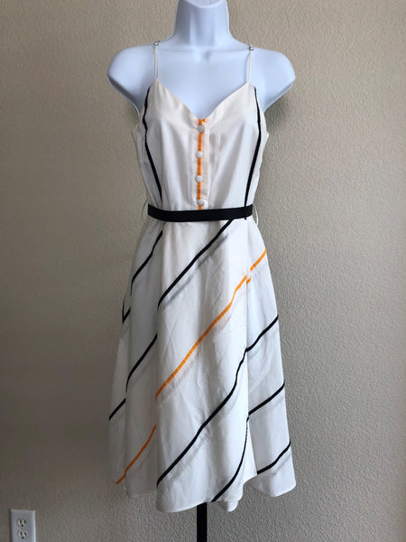 Rag & Bone XS TP Doris White Striped Sundress