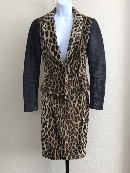 Elizabeth and James Sze XS Leopard Suit