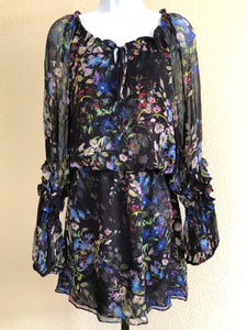 Parker NEW MEDIUM Nicole Silk Floral Dress