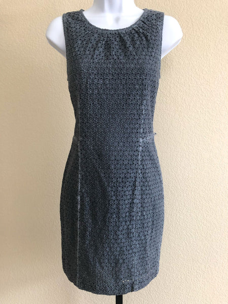 Michael Kors Size 2 Blue Eyelet Lace Dress