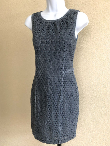 Michael Kors Size 2 Blue Eyelet Lace Dress - CLEARANCE