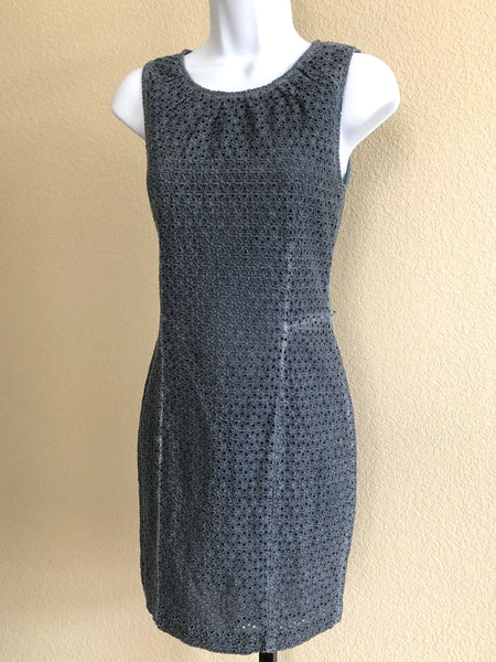 Michael Kors Size 2 Blue Eyelet Lace Dress