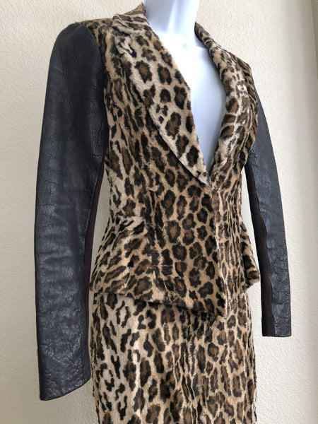 Elizabeth and James Sze XS Leopard Suit