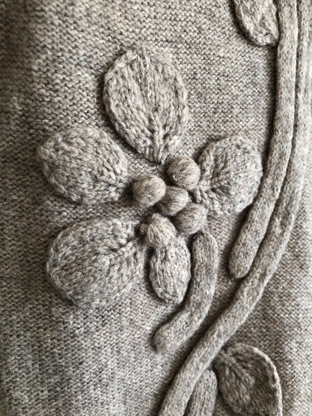 Sundance SMALL Beige Cropped Cardigan - CLEARANCE