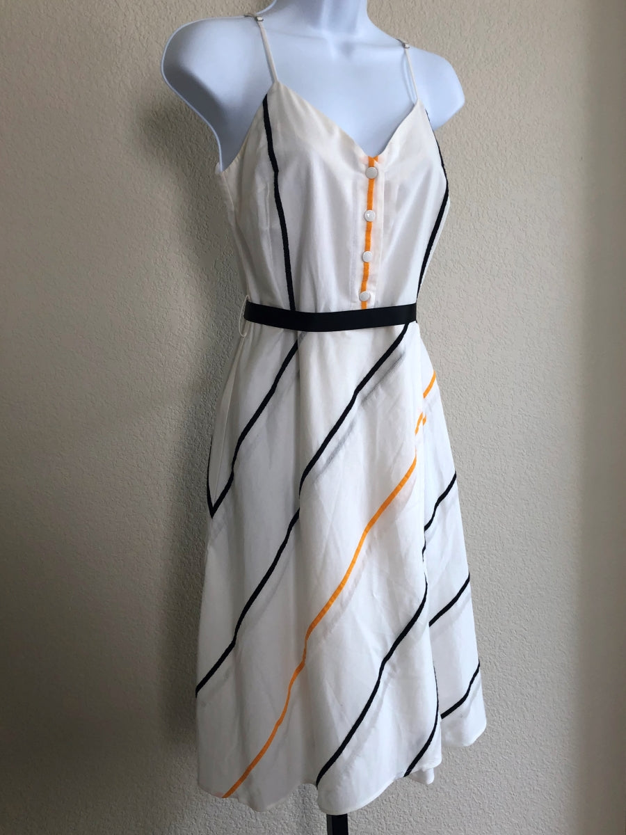 Rag & Bone XS TP Doris White Striped Sundress