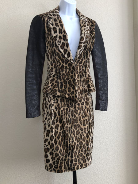 Elizabeth and James Sze XS Leopard Suit