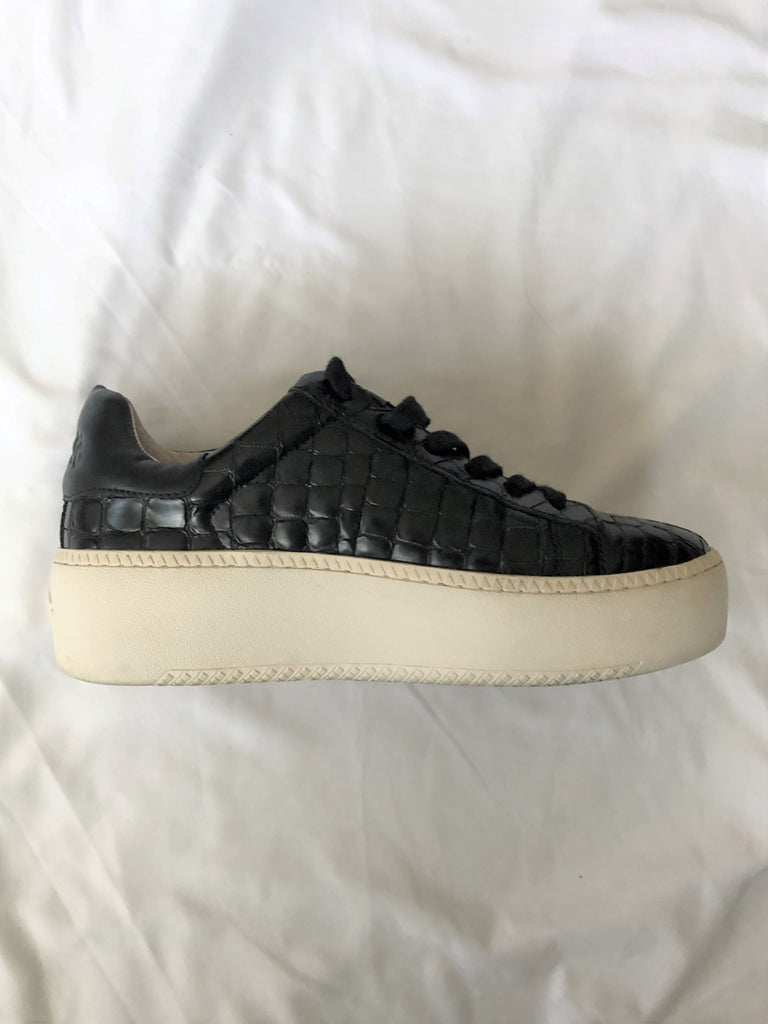 ASH Size 9 Black Cult Sneakers FABULUX