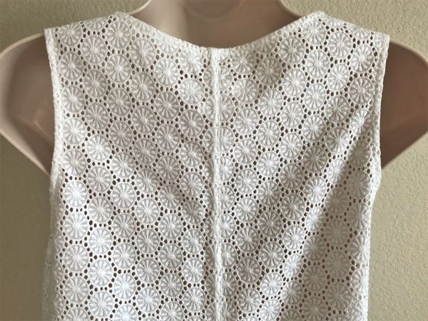 Rag & Bone Size XS White Eyelet Lace Tank