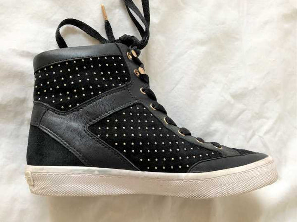Rebecca Minkoff Size 6.5 Black Studded Sneakers - CLEARANCE