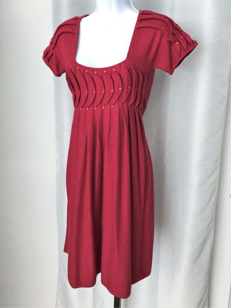 Catherine Malandrino Petite Red Knit Dress - CLEARANCE